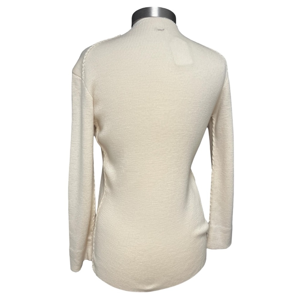 YOHJI YAMAMOTO Wool Square Neck Sweater - Picture 3 of 4